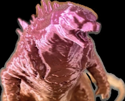 3D Printed Godzilla