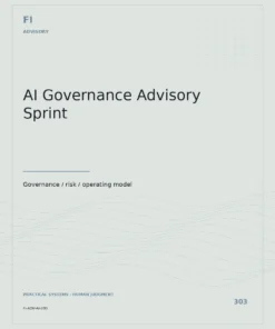 AI Governance Advisory Sprint placeholder artwork