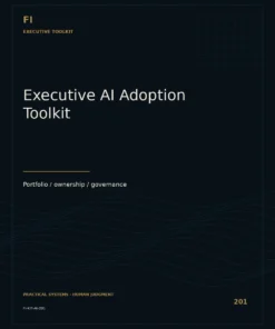 Executive AI Adoption Toolkit placeholder artwork