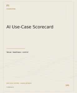 AI Use-Case Scorecard placeholder artwork